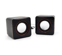 Huudngeje HiFi Speaker 3D Stereo Wired USB Computer Speaker Gaming Speaker with Volume Control HiFi Subwoofer
