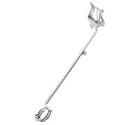 Huudngeje Instrument Flute Marching Music Clip Portable Flute Music Clip Flute Accessories Silver