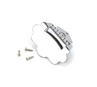 Huudngeje Mandolin Tailpiece Metal Tailpiece for 8 String Mandolin Silver Guitar Transducer Sound Pickup Instrument