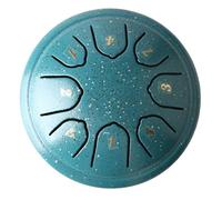 Huudngeje Mini Hollow Drum 4.5 Inch 8 Tone Hollow Drum Steel Tongue Drum Percussion Instrument Children'S Music Green