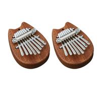 Huudngeje Mini Kalimba Mini Thumb Piano 8-Tone Portable Beginner Finger Piano Instrument B