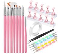 Huudngeje Nail Art Tools, Nail Brush,Nail Art Brushes,Nail Stand, Nail Holder for Painting Nails, Nail Tools, Nail Design Tools
