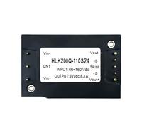 Huudngeje Power Converter DC Regulator 110V to 24V Single Channel 200W for Smart Home Office
