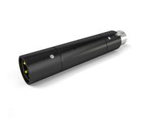 Huudngeje Professional XLR 3Pin 48V Phantom Power Adapter for Dynamic Microphone 28Db Gain PreAmp Adaptor
