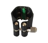 Huudngeje PU Leather Soprano B Clarinet Rubber Mouthpiece Ligature Musical Wind Instrument Parts Saxophone Accessories