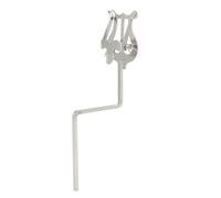 Huudngeje Saxophone Music Clip Alto Saxophone Marching Music Clip Portable Music Clip (Long) Silver
