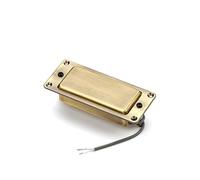 Huudngeje Sealed Mini Humbucker Double Coil Pickup for Electric Guitar Bronze Vintage Bronze Small LP Style Pickup with 2-Core