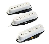 Huudngeje Single Coil Pickups Guitar Pickups Plastic Wire Clip Flat Pickups Musical Instrument Accessories White