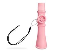 Huudngeje Small Kazoo Musical Instrument with Bell Mouth-Ideal for for Guitar Ukulele Violin Piano Keyboard for All Ages Pink