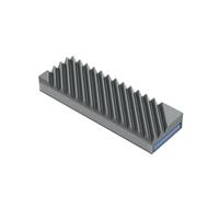 Huudngeje SSD Heat Sink for M. 2 2280 Solid State Hard Disk Aluminum Gasket with Silicone Thermal Pad PC Accessories Grey