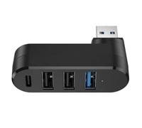 Huudngeje USB 3.0 Multi-Port Hub Converter Expander 4 Port Splitter Extender for PC Computers Laptops