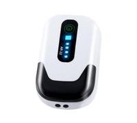 Huudngeje Waterproof Aquarium Oxygen Air Pump Fish Tank Air Compressor Aerator USB Rechargeable Ultra Silent Outdoor Fishing(AR22)