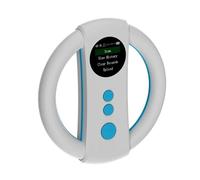 Huudngeje White Animal Tag Reader 134.2Khz/125Khz Animal Chip Scanner 500 Records Memory Pet Information Reader