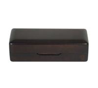 Huudngeje Wood Saxophone Mouthpiece Storage Box Sax Anti-Pressure Portable Instrument Mouthpiece Protective Solid Wood Box