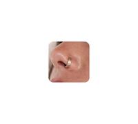 HUUGVBCO Classic Minimalist Fashion Gold Nose Ring Nose Stud - Stainless Steel Gold Plated Nose Jewelry for Everyday Wear