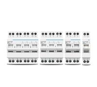HUUOQIWY 1P 2P 3P 4P 63A MTS Dual Power Manual Transfer Isolating Switch Interlock Circuit Breaker 1Pcs(40A,3)