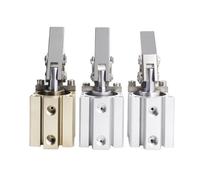 HUUOQIWY 1pcs ALC JGL JLC-25/32/40/50/63 Lever Clamping Cylinder Compression Rocker Arm Cylinder Air Pressure Pneumatic(ALC-D No Magnetic,Bore 25mm)