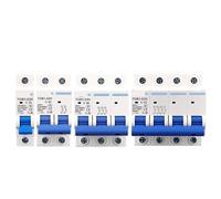 HUUOQIWY AC MCB TOB1-63H C Curve 230/400V~ 50HZ/60HZ Mini Circuit Breaker 1P 2P 3P 4P 3A 6A 10A 16A 20A 25A 32A 40A 50A 63A 1Pcs(40A,Gold 4pcs)