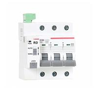 HUUOQIWY Din Rail 3P MCB with Autoreclose Device Automatic Reset Circuit Breaker Smart Home 63A MCB Auto Recloser 1Pcs(3PMCB63A)