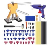 HuuppHip Car Dent Puller Kit, Paintless Dent Removal Kit with 67 Pcs Adjustable Dent Lifter, 2-in-1 Slide Hammer, Glue Gun for Auto Body Dent Repair, Hail Damage, Door Ding Removal