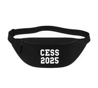 Huuraa Bum Bag Cess 2027 Gift Crossbody Bag Black 2.5 liters Cess 2027 Gift idea
