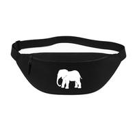 Huuraa Bum Bag Elephant Gift Crossbody Bag Black 2.5 liters Elephant Gift idea
