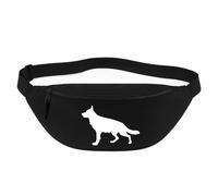 Huuraa Bum Bag German Shepherd Dog Gift Crossbody Bag Black 2.5 liters German Shepherd Dog Gift idea