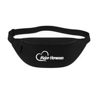 Huuraa Bum Bag Mejor Hermano Gift Crossbody Bag Black 2.5 liters Mejor Hermano Gift idea