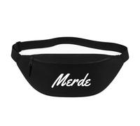 Huuraa Bum Bag Merde Gift Crossbody Bag Black 2.5 liters Merde Gift idea