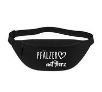 Huuraa Bum Bag Pfälzer mit Herz Gift Crossbody Bag Black 2.5 liters Pfälzer mit Herz Gift idea