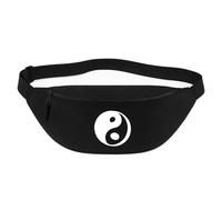 Huuraa Bum Bag Yin and Yang Gift Crossbody Bag Black 2.5 liters Yin and Yang Gift idea