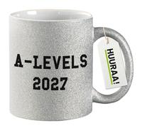 Huuraa Coffee Mug A-Levels 2029 Gift Mug Silver 330ml A-Levels 2029 Present