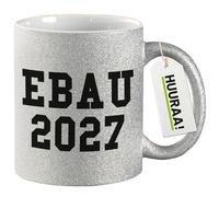 Huuraa Coffee Mug EBAU 2029 Gift Mug Silver 330ml EBAU 2029 Present