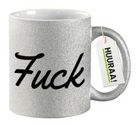 Huuraa Coffee Mug Fuck Gift Mug Silver 330ml Fuck Present