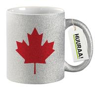 Huuraa Coffee Mug Maple Leaf Gift Mug Silver 330ml Maple Leaf Present