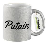 Huuraa Coffee Mug Putain Gift Mug Silver 330ml Putain Present