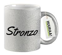 Huuraa Coffee Mug Stronzo Gift Mug Silver 330ml Stronzo Present