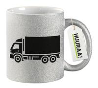 Huuraa Coffee Mug Truck Gift Mug Silver 330ml Truck Present