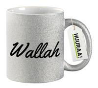 Huuraa Coffee Mug Wallah Gift Mug Silver 330ml Wallah Present