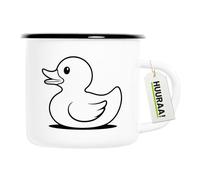 Huuraa Enamel Mug Rubber Duck Gift Coffee Mug Vintage 300ml Rubber Duck Gift idea