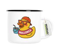 Huuraa Enamel Mug Rubber Duck Malle Gift Coffee Mug Vintage 300ml Rubber Duck Malle Gift idea