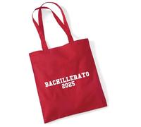 Huuraa Fabric bag Bachillerato 2027 Gift shopping bag Classic Red 10 liters cotton Bachillerato 2027 Attention