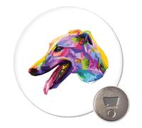 Huuraa Magnet Greyhound Gift fridge magnet 59mm bottle opener Greyhound Gift idea