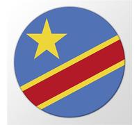 Huuraa Magnet Kongo Flagge Gift fridge magnet 59mm bottle opener Kongo Flagge Gift idea