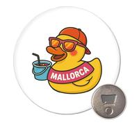 Huuraa Magnet Rubber duck Malle Gift fridge magnet 59mm bottle opener Rubber duck Malle Gift idea
