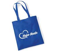 Huuraa Shopping bag Mejor Abuelo Gift tote bag Bright Royal 10 liters cotton Mejor Abuelo Surprise