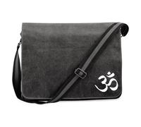 Huuraa Shoulder bag Hinduism Om Gift bag black 14 liters canvas Hinduism Om Accessory