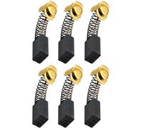 Huutnhs 51400343 999043 Carbon Brush Replacement For Metabo C7SC C7SB3 C8FB2 CR13VA SP18V CM4SB2 C10FCG Reciprocating Saw, Dry Cut Masonry Saw, Miter Saw New Compatible Parts 6-PACK