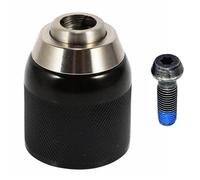 Huutnhs N196034 Chuck Keyless with N092854 1/4"-28 Left Hand Chuck Screw Replacement For DeWALT N442696 DCD792 DCD791 DCD790 DC988K DCD795 DC984KN DCD796 DCD797 Hammer Drill Tool New Compatible Parts