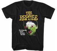 HUUXUXQ Hammer Horror The Reptile Face Adult T Shirt(Small)